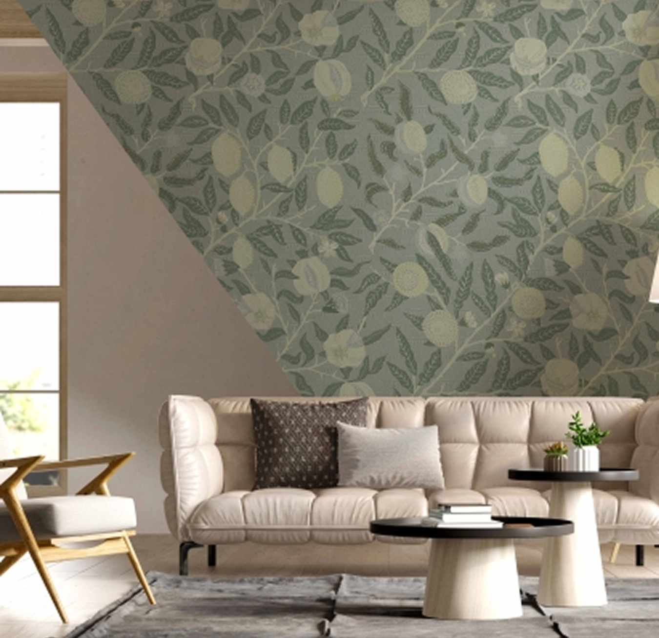Leaf and Bloom interior design from PEBBLD Biophilia Collection
