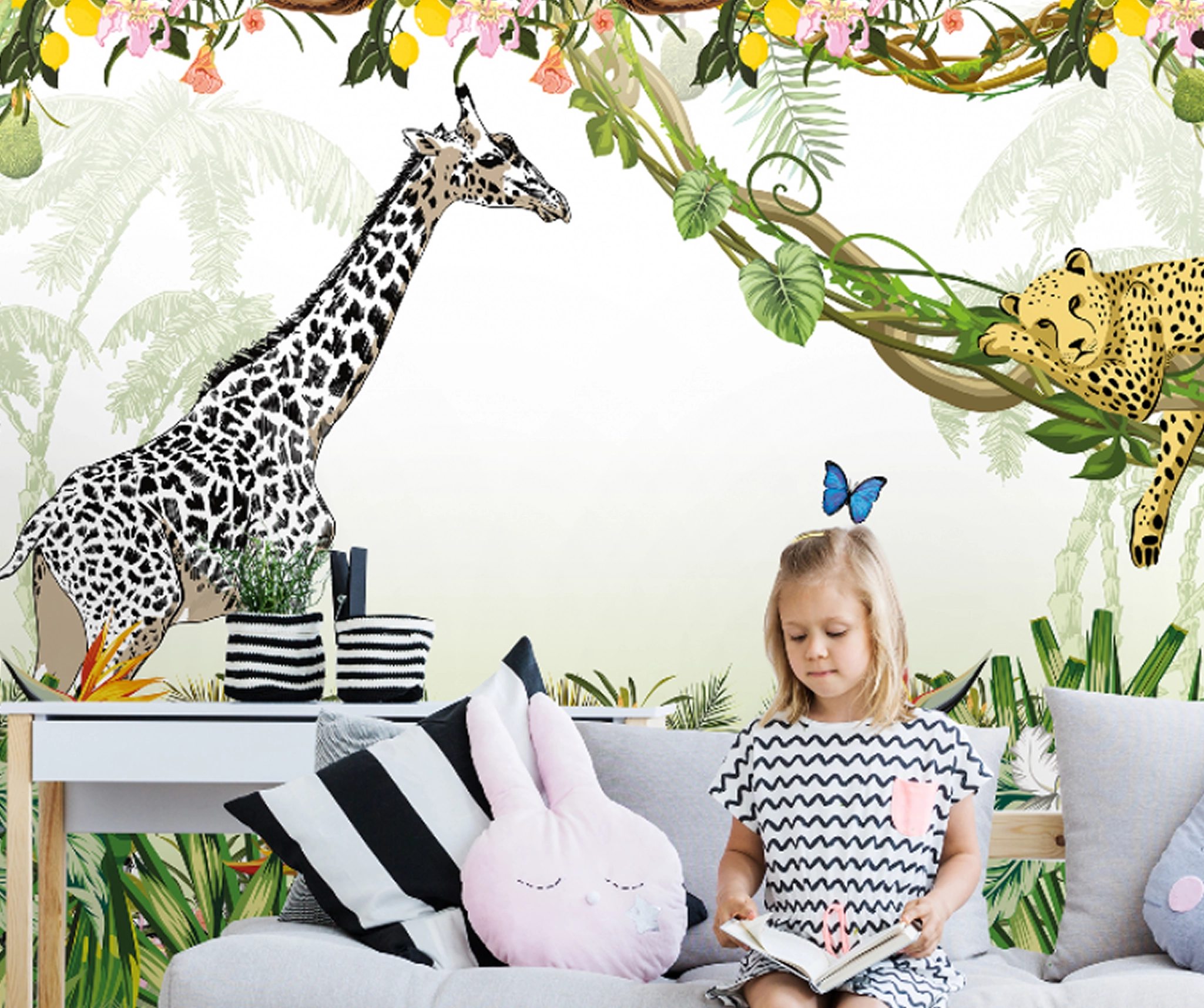 Wild type wall art from PEBBLD Little Worlds collection