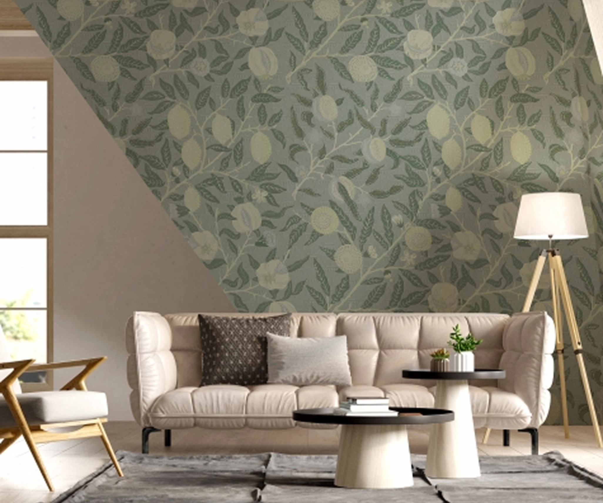 Leaf and Bloom interior design from PEBBLD Biophilia Collection