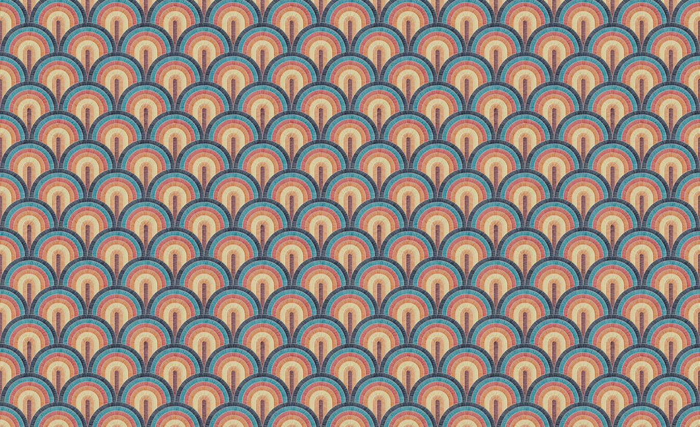 Peacock Parade interior design from PEBBLD Maximalist Collection