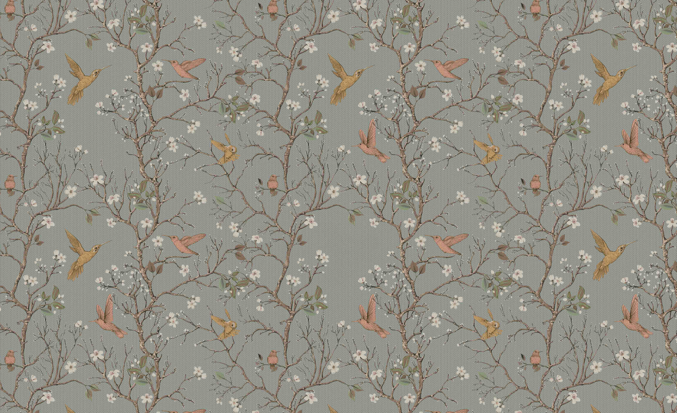 Whispering Blossoms interior design from PEBBLD Vintage Collection