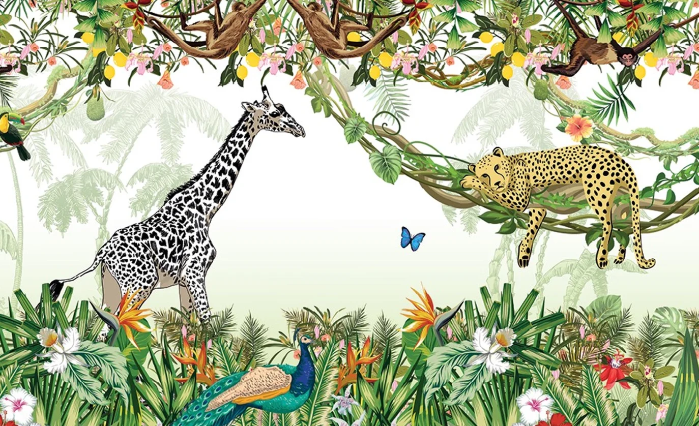 Wild type wall art from PEBBLD Little Worlds collection